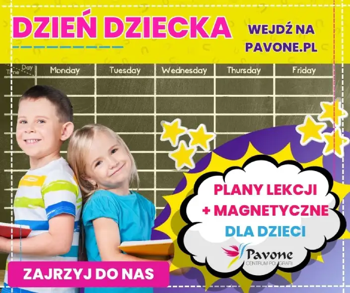 Dzień Dziecka Pavone - plany lekcji