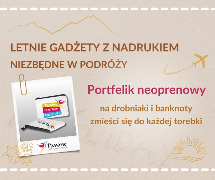 letnie gadżety portfelik