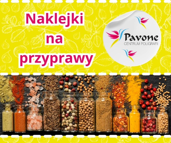 naklejki na przyprawy